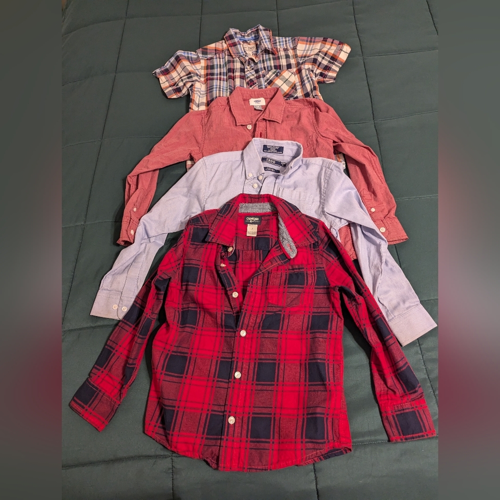 Boys dress shirt set